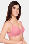 Juliet Padded Non-Wired Full Coverage T-Shirt Bra - Onion Pink — thumbnail 3